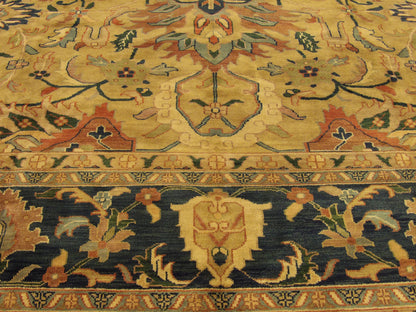 Agra Ziegler Antique Wash Hand knotted Rug 11'11" x 17'8" - w1130
