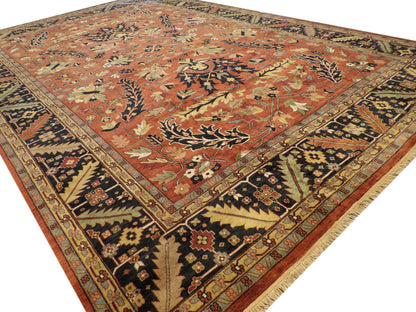 Turk Ziegler Antique Wash 12 x 18 Hand knotted Rug - w1134