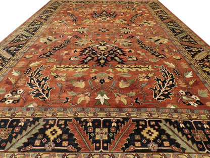 Turk Ziegler Antique Wash 12 x 18 Hand knotted Rug - w1134