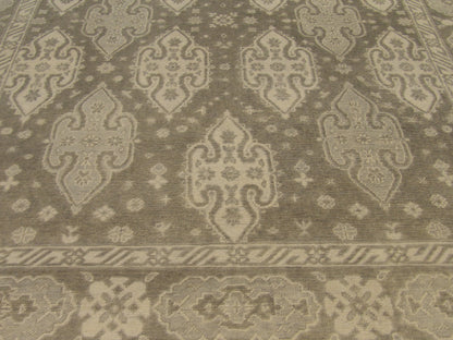 Turk Anatolian Oushak Silver Wash 8'0"x10'0" Hand-knotted Rug -w11345
