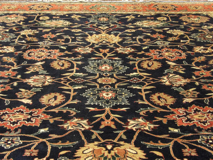 Turk Kashan Antique Wash 12 x 18 Hand knotted Rug - w1135