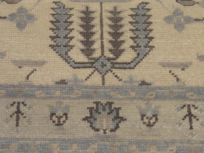 Tribal Fine Oushak White Wash 4'0"x6'0" Hand-knotted Rug -w11350