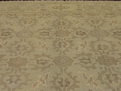 Khotan Oushak White Wash 8'0"x10'0" Hand-knotted Rug -w11353