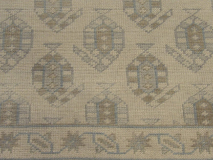 Tribal Paisly Design Oushak 4'0"x6'0" Hand-knotted Rug -w11354