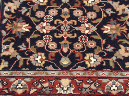 Fine Persian Kashan 2'6"x10'0" Hand-knotted Rug -w11367