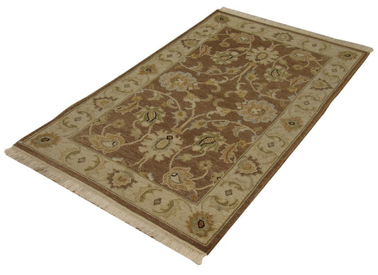 Tribal Soumak 3'0"x5'0" Hand-knotted Rug -w114