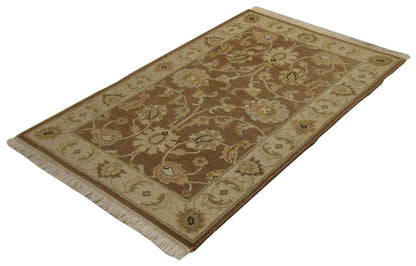 Tribal Soumak 3'0"x5'0" Hand-knotted Rug -w114