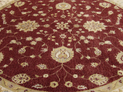 Agra Chobie Ziegler Natural-dye Hand knotted Wool Rug 10'0" x 10'0" - w11422