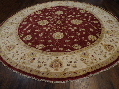Agra Chobie Ziegler Natural-dye Hand knotted Wool Rug 10'0" x 10'0" - w11422