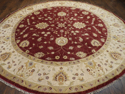 Agra Chobie Ziegler Natural-dye Hand knotted Wool Rug 10'0" x 10'0" - w11422