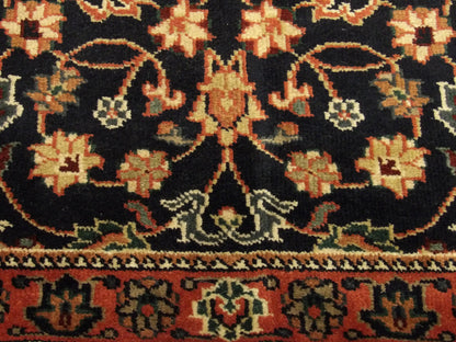 Turkish Weave Mahal Design 2'6"x14'0" Hand-knotted Rug -W1162