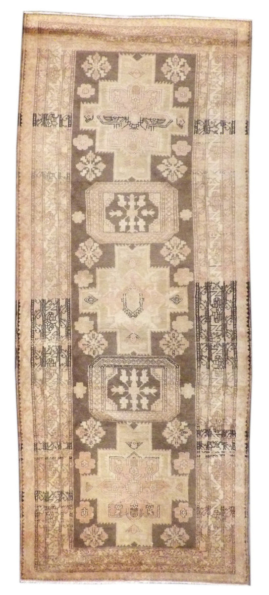 Antique Vintage Khotan 4'0"x11'0" Hand-knotted Rug -W1172 W1172 physical All Rugs New