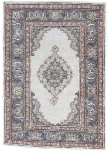 Antique Oushak 3'0"x5'.0" Hand-knotted Rug -w118