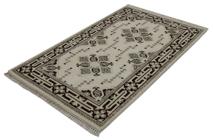 Ziegler Oushak 3'1" x 5'1" Hand-knotted Rug - w119