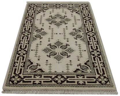 Ziegler Oushak 3'1" x 5'1" Hand-knotted Rug - w119