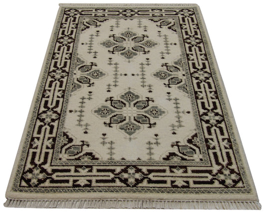 Ziegler Oushak 3'1" x 5'1" Hand-knotted Rug - w119
