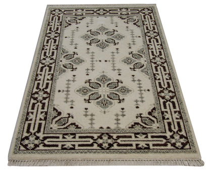 Ziegler Oushak 3'1" x 5'1" Hand-knotted Rug - w119