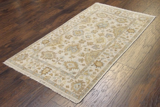 Oushak 3'0"x5'0" Hand-knotted Rug -w129