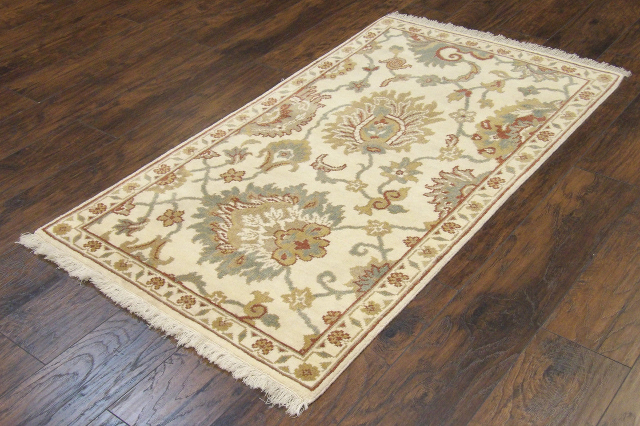 Oushak 3'0"x5'0" Hand-knotted Rug -w130