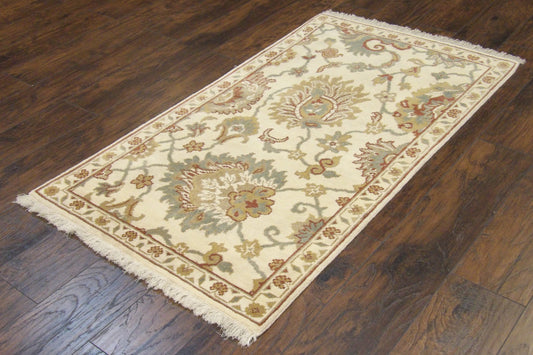 Oushak 3'0"x5'0" Hand-knotted Rug -w130