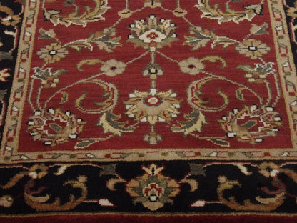 Kashan Jaipur 3'0"x5'0" Hand-knotted Rug -w134