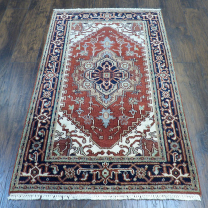 Tribal Sherapi 3 x 5 Hand-knotted Rug - w144
