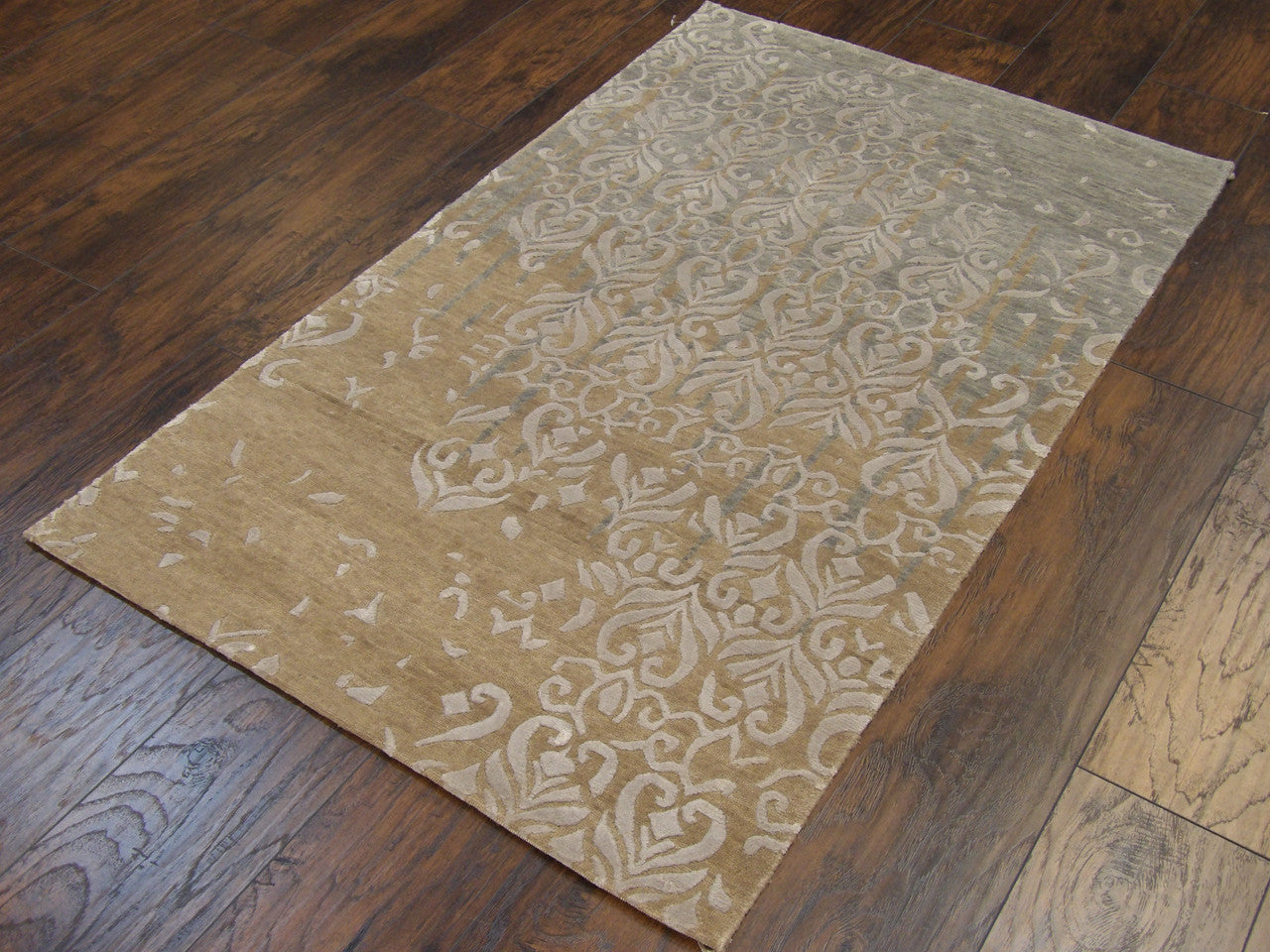 Modern Broken Design Hand-knotted Rug 3 x 5 - w152