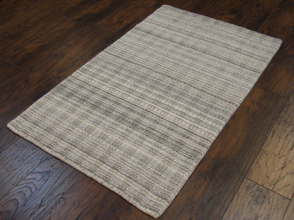 Modern Grass Design 3 x 5 Loom-knotted Rug - w153
