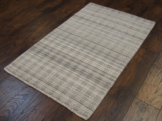 Modern Grass Design 3 x 5 Loom-knotted Rug - w153
