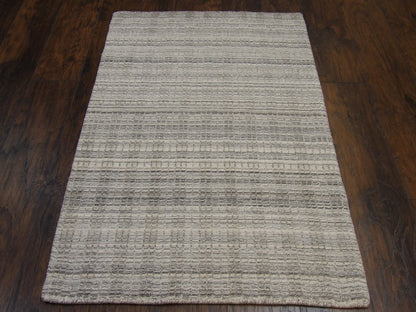 Modern Grass Design 3 x 5 Loom-knotted Rug - w153