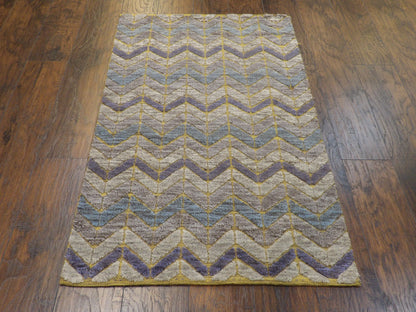 Moroccan Design Hand knotted Rug 3 x 5 - w154