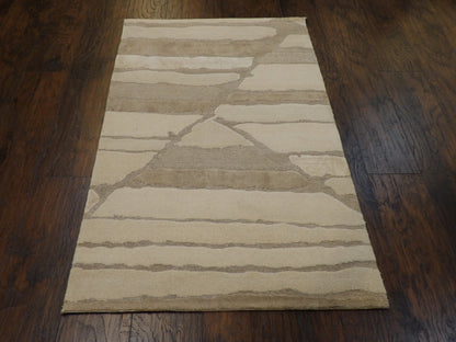 Tibetan Modern Design 3'0"x5'0" Hand-knotted Rug -w157