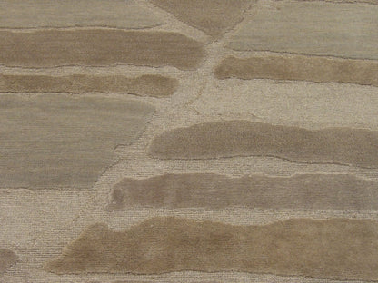 Modern Abstract Design 3x5 Hand-knotted Rug - w160