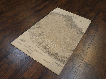 Modern Tibetan Sari Night Design Hand-knotted Rug 3 x 5 - w166