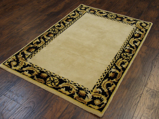 European Abusson 3'0"x5'0" Hand-knotted Rug -w170