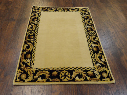 European Abusson 3'0"x5'0" Hand-knotted Rug -w170