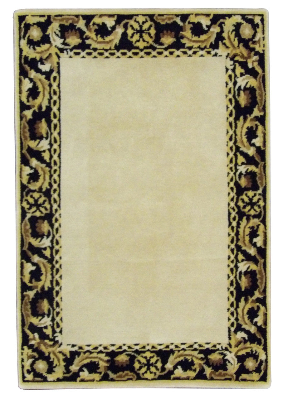 European Abusson 3'0"x5'0" Hand-knotted Rug -w170