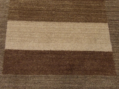Modern Loom-Knotted 3'0"x5'0" Loom-knotted Rug -w172
