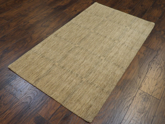 Modern Loom-Knotted 3'0"x5'0" Loom-knotted Rug -w173