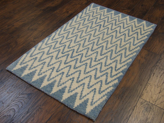 Moroccan 3'0"x5'0" Hand-knotted Rug -w174