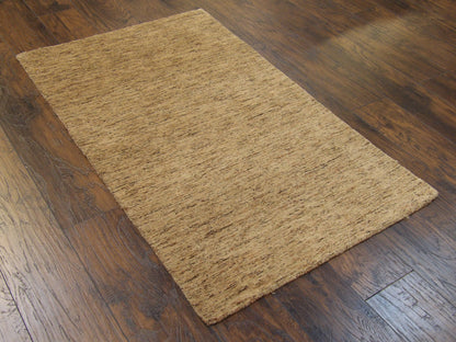 Modern Loom-Knotted 3'0"x5'0" Loom-knotted Rug -w176
