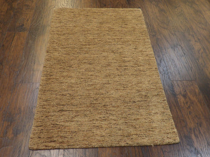 Modern Loom-Knotted 3'0"x5'0" Loom-knotted Rug -w176