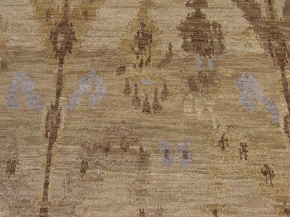 Modern Ikat 3'0"x5'0" Hand-knotted Rug -w178