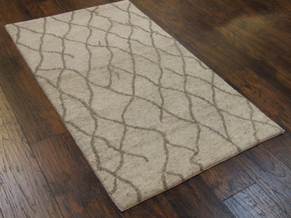 Moroccan Tibetan Weave Design Hand-knotted Rug 3 x 5 - w179