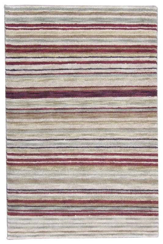 Modern 3'0"x5'0" Hand-knotted Rug -w185