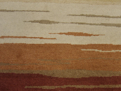 Modern 3'0"x5'0" Hand-knotted Rug -w189