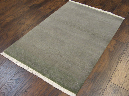 Modern Grass Design 3'0"x5'0" Hand-knotted Rug -w190