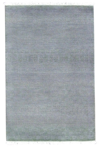 Modern Grass Design 3'0"x5'0" Hand-knotted Rug -w190