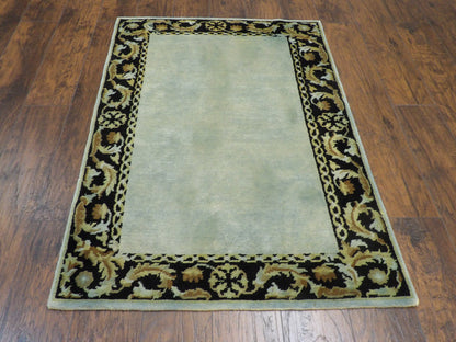 Modern European 3'0"x5'0" Hand-knotted Rug -w194