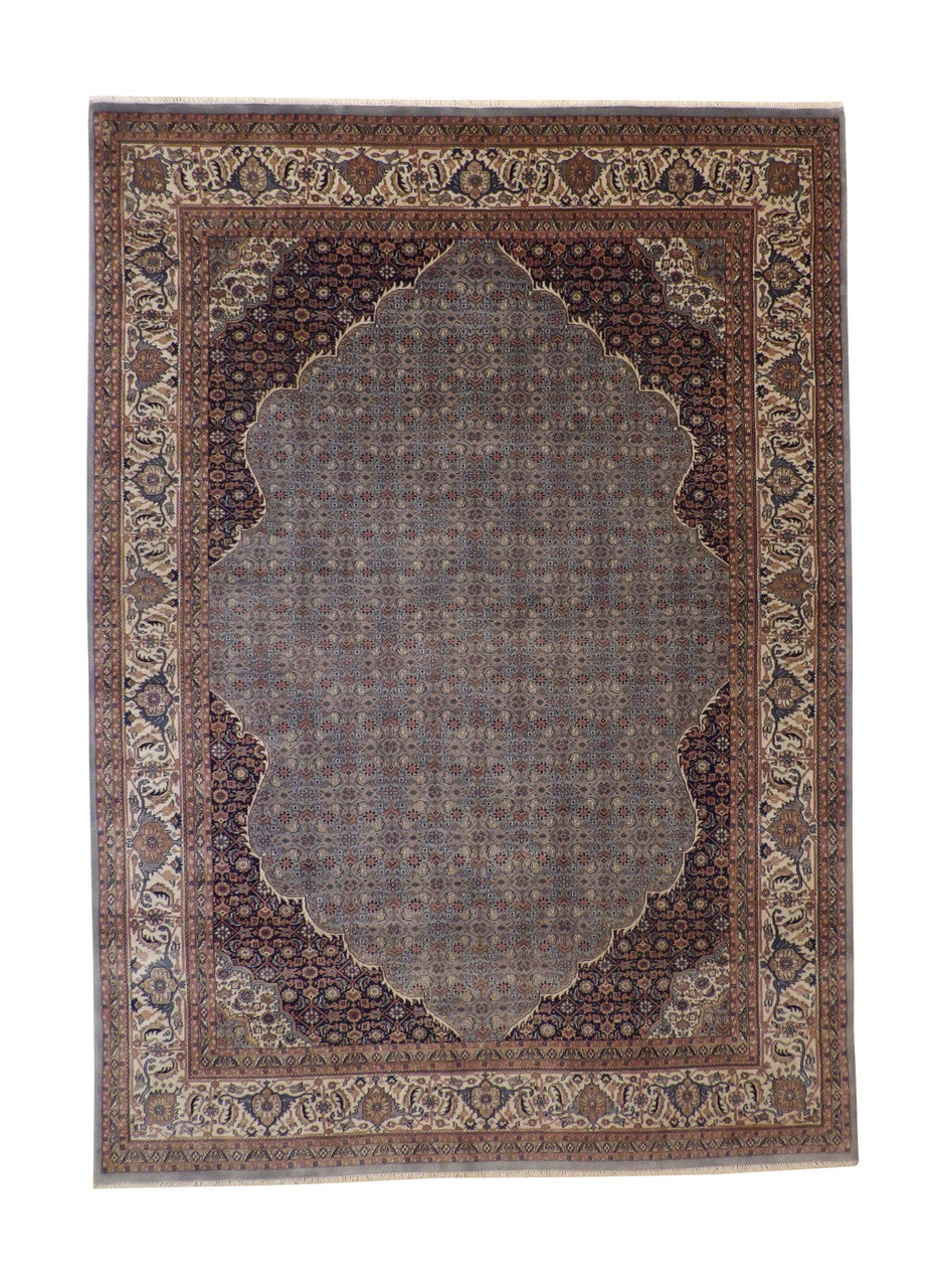 Traditional Fine Mir Wool Hand knotted Rug 9x12 - w20031